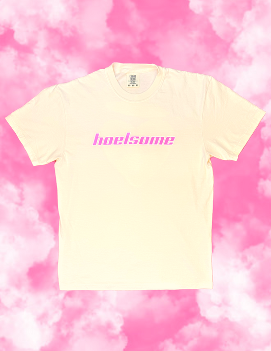 CREAM LOGO TEE